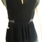NWT BCBG MAXAZRIA RUNWAY BLACK VELVETTOP S