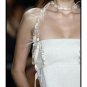 NWT BCBG MAXAZRIA RUNWAY COLLECTION SILK PLAID TAFFETA WHISPER WHITE MINI DRESS