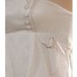 NWT BCBG MAXAZRIA RUNWAY COLLECTION SILK PLAID TAFFETA WHISPER WHITE MINI DRESS