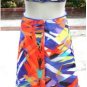 NWT BCBG MAXAZRIA SILK BRIGHT ORANGE STONE APPLIQUE FULL LENGTH DRESS sz 4,6