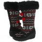 BRAND NEW JUICY COUTURE WINTER WOOL SNOWBALL BLACK BOOTS 5, 6, 7