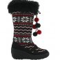 BRAND NEW JUICY COUTURE WINTER WOOL SNOWBALL BLACK BOOTS 5, 6, 7