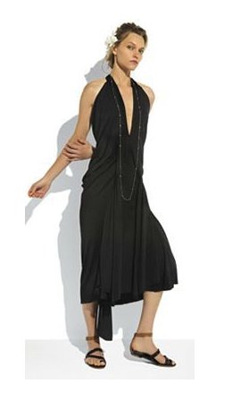NWT BCBG MAX AZRIA RUNWAY FULL LENGTH OPEN BACK DARK TEAL DRAPED DRESS XS