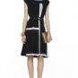NWT BCBG MAXAZRIA RUNWAY COSMOPOLITAN SATEEN COLOR-BLOCKED DRESS