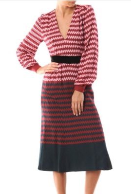 JONATHAN SAUNDERS FENTON BALLOON MULTI TONE LONG SLEEVE DRESS S,M,L