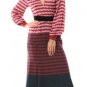 JONATHAN SAUNDERS FENTON BALLOON MULTI TONE LONG SLEEVE DRESS S,M,L