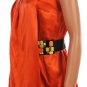 NWT BCBG MAXAZRIA DRAPED STRAPLESS DRESS BRIGHT ORANGE SZ S