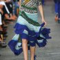 MISSONI RUNWAY SS12 COLLECTION ROUDE RUFFLED CROCHED-KNIT DRES 40/4
