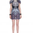 NWT MCQ ALEXANDER MCQUEEN MOULDED TORSO SILK DRESS SS2012  UK40/US4