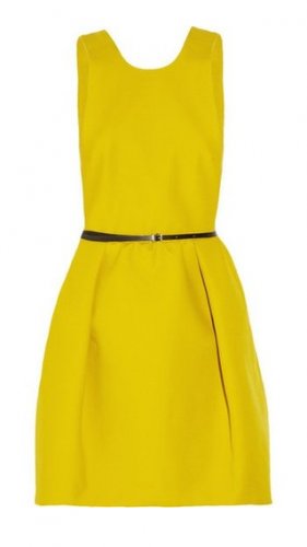 AUTH CARVEN OPEN BACK PINAFORE DRESS SS2012 FR4