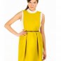 AUTH CARVEN OPEN BACK PINAFORE DRESS SS2012 FR4