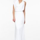 NWT BCBG MAXAZRIA GRACEFUL WHITE LONG GOWN DRESS M
