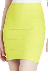 NWT BCBG MAXAZRIA SIMONE TEXTURED POWER BANDAGE MINI SKIRT SZ XS LHL3B707-8R2