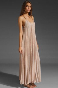 Bcbg pleated maxi shop dress