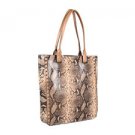 $418 NEW BCBG MAXAZRIA LEATHER PYTHON SNAKE TOTE  BAG