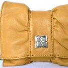 NEW BCBG MAXAZRIA MINI LEATHER YELLOW BOW WRISTLET