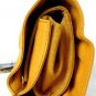 NEW BCBG MAXAZRIA MINI LEATHER YELLOW BOW WRISTLET