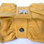 NEW BCBG MAXAZRIA MINI LEATHER YELLOW BOW WRISTLET
