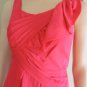 NWT BCBG MAXAZRIA RUFFLE WRAP AZALEA SILK MINI DRESS 2
