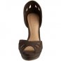 NEW L.A.M.B. LEATHER QUINCY OPEN TOE PUMP SHOE 9.5