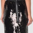 NWTELEGANT DOLCE & GABBANA  BLACK SEQUIN SKIRT IT 42/US 4
