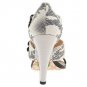 NEW SEXY L.A.M.B. FIESTY SNAKE LEATHER WEDGE SHOE 7.5
