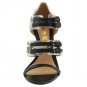 NEW SEXY L.A.M.B. FIESTY SNAKE LEATHER WEDGE SHOE 7.5