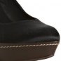 BCBG MAX AZRIA BLACK SATIN PLATFORM PUMP SHOES 7.5