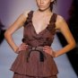 NEW BCBG MAXAZRIA RUNWAY COLLECTION TIERED MINI COCOA DRESS LMT EDITION 8