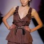 NEW BCBG MAXAZRIA RUNWAY COLLECTION TIERED MINI COCOA DRESS LMT EDITION 8