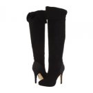 NEW ELEGANT SEXY BETSEY JOHNSON NIOBE BLACK SUEDE THIGH HIGH BOOT 5.5