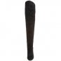 NEW ELEGANT SEXY BETSEY JOHNSON NIOBE BLACK SUEDE THIGH HIGH BOOT 5.5
