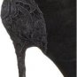 NEW ELEGANT SEXY BETSEY JOHNSON NIOBE BLACK SUEDE THIGH HIGH BOOT 5.5