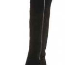 NEW LATITUDE FEMME SILKY CUISSARDES BLACK SUEDE BOOTS 6, 7