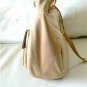 NEW KENNETH COLE REACTION LEATHER BEIGE HOBO BAG PURSE