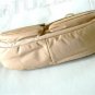 NEW KENNETH COLE REACTION LEATHER BEIGE HOBO BAG PURSE