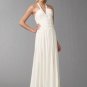 NWT BEADED BCBG MAX AZRIA GODDESS WHITE HALTER GOWN S