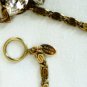 NEW ANTON HEUNIS "GRACE KELLY" FLORAL BRAZILIAN AGATE SWAROVSKI CRYSTAL PENDANT