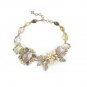 NEW BCBG MAX AZRIA FLORAL BOUQUET STATEMENT NECKLACE MULTI STONE