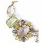 NEW BCBG MAX AZRIA FLORAL BOUQUET STATEMENT NECKLACE MULTI STONE
