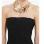 NEW BCBG MAX AZRIA FLORAL BOUQUET STATEMENT NECKLACE MULTI STONE
