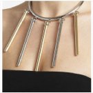 NEW ELEGANT BCBG MAX AZRIA   TWO-TONE TUBE NECKLACE