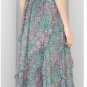 NWT BCBG MAX AZRIA SILK PRINTED SIDE-DRAPED GOWN SZ. S