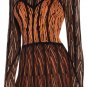 NEW BCBG MAX AZRIA KAYLA CHEVRON JACQUARD DRESS NQU6T798 SZ M