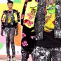 NEW MANISH ARORA SILK TOP WITH METALLIC CUTOUT SZ S / 36