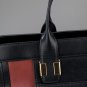 2.6K AUTH NWT '13 CHLO&Atilde;� CHLOE ALICE SPRING BLACK BROWN LARGE LEATHER BAG TOTE