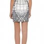 $1.8K MARY KATRANTZOU STARBRIGHT BUSTIER PRINT JACQUARD DRESS FW'12 UK12 US8