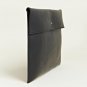 AUTH NWT RICK OWENS LARGE BLACK LEATHER LAPTOP MAC CASE CLUTCH HANDBAG