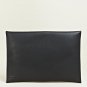 AUTH NWT RICK OWENS LARGE BLACK LEATHER LAPTOP MAC CASE CLUTCH HANDBAG
