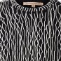 $2.7K NWT CHRISTOPHER KANE NAVY BLUE CASHMERE JUMPER WHITE PIPING EMBROIDERY S